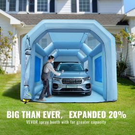 20x10x8ft Inflatable Paint Booth, Inflatable Spray Booth, High Powerful 480W+750W Blowers Spray Booth Tent