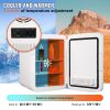 Mini Fridge for Bedroom, 10 Liter/12 Can Portable Fridges, Luxury Small Beverage Refrigerator for Skincare Food Breast Milk Chill