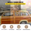 Rubber Bungee Cords, 53 Pack 21" Long, Weatherproof Natural Rubber Tie Down Straps with Crimped S Hooks