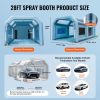 Inflatable Paint Booth, 28x16x11ft Inflatable Spray Booth, High Powerful 750W+950W Blowers Spray Booth Tent