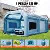 Inflatable Paint Booth, 23x13x8.5ft Inflatable Spray Booth, High Powerful 480W+750W Blowers Spray Booth Tent