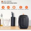 Mini Fridge, 4 Liter/6 Can Small Refrigerator for Beverage Skincare & Cosmetic, AC/DC Cooler & Warmer