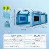 Inflatable Paint Booth, 23x13x8.5ft Inflatable Spray Booth, High Powerful 480W+750W Blowers Spray Booth Tent
